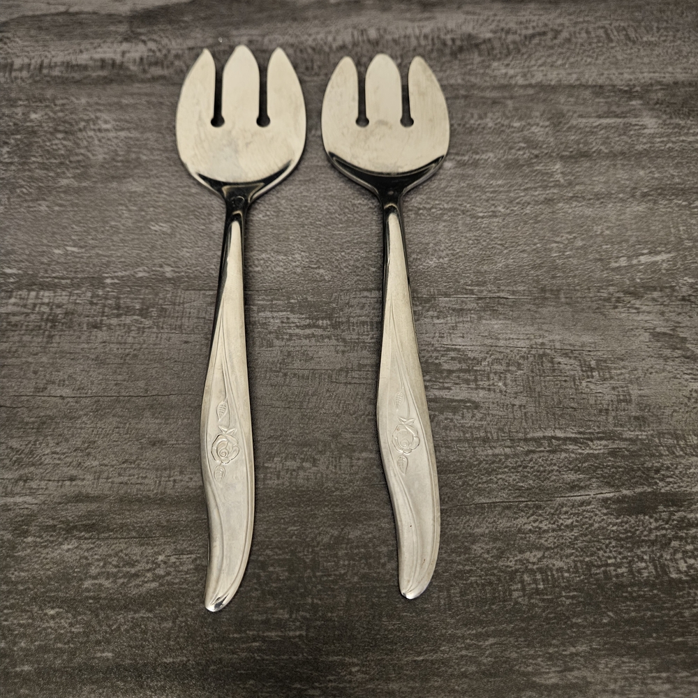 Utica Stainless Steel Cold Meat Serving Forks